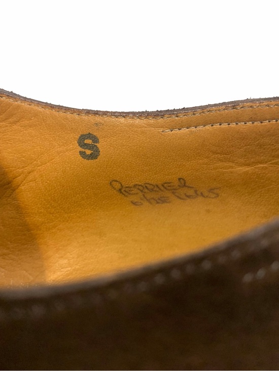 John Lobb Derby suede shoes in dark brown main image 9